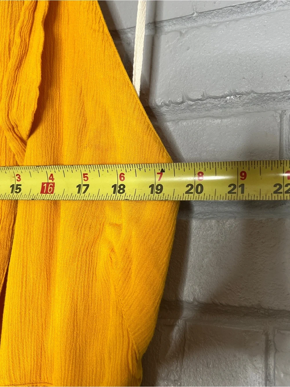 Free People Yellow Keyhole Halter Wide-Leg Jumpsuit with Tie Waist Size Large